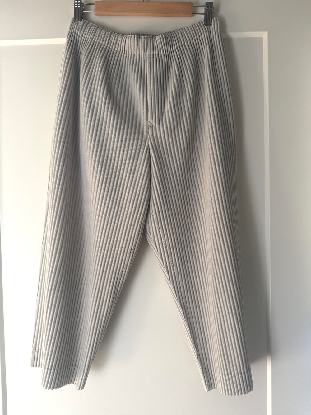 Issey Miyake Homme Plissé Pleated Pants Grey Size 2